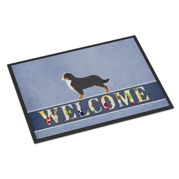 18 x 27 in. Bernese Mountain Dog Welcome Indoor or Outdoor Mat, Carolines Treasures, Mfr#: BB5523MAT